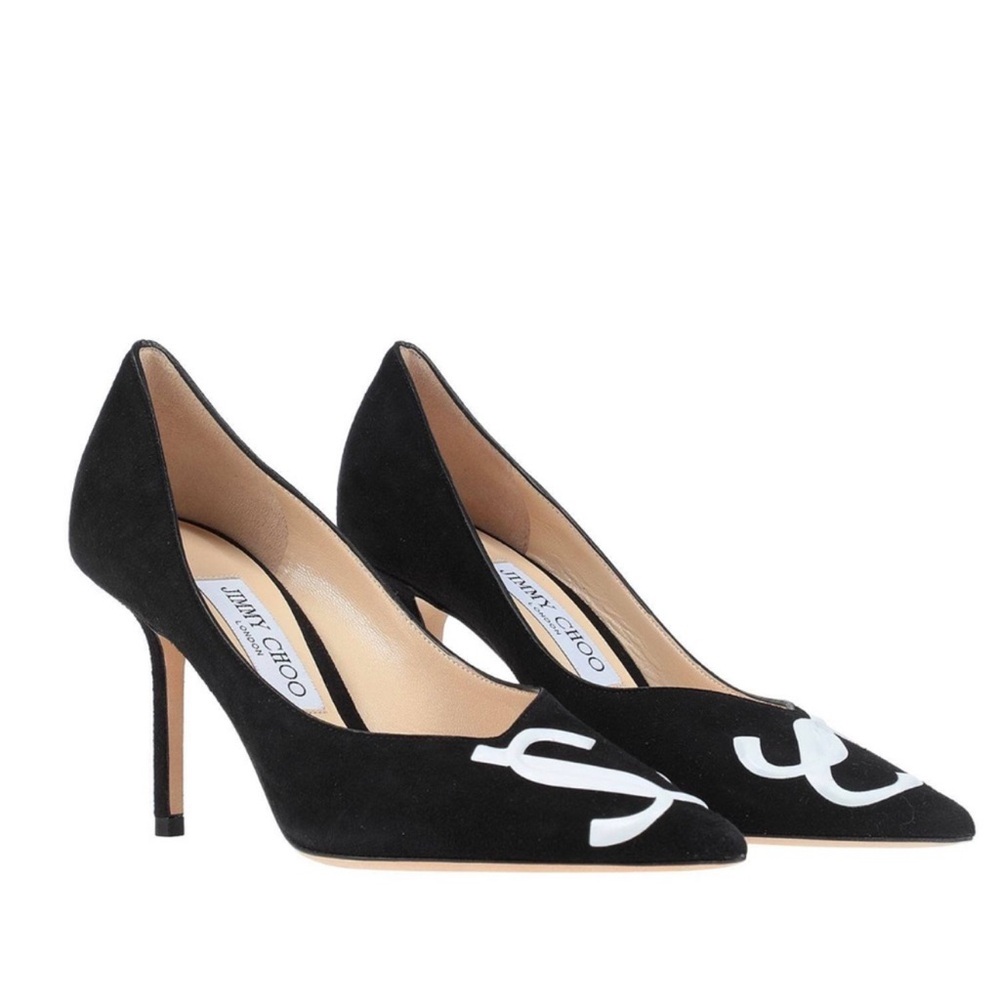 Jimmy Choo Black and White Heels